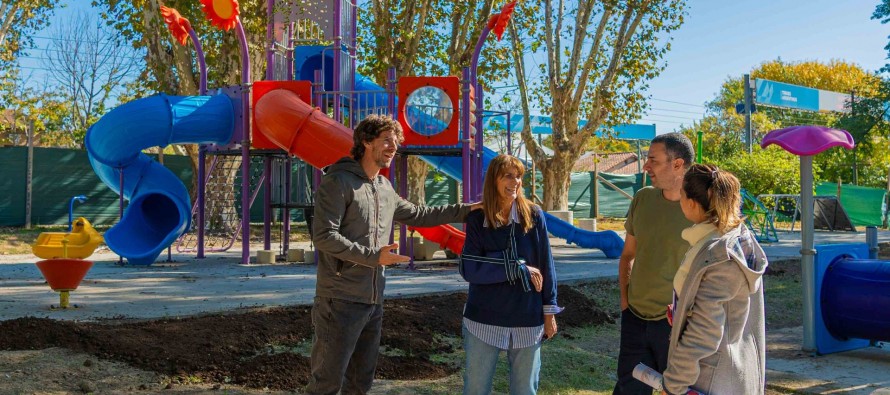 Última etapa de obra del nuevo parque alrededor del Tren de la Costa