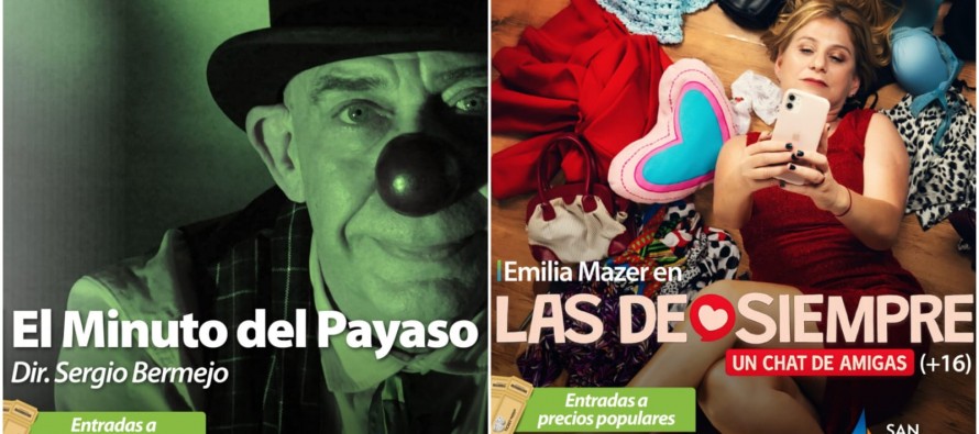 Dos obras de teatro se presentan en el Martinelli el próximo fin de semana