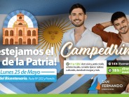 En la Plaza del Bicentenario se festejará el 25 de Mayo con “Campedrinos” y un acto cívico