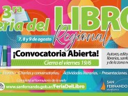 Nueva convocatoria de escritores, librerías y editoriales para la 3ra Feria del Libro