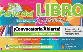 Nueva convocatoria de escritores, librerías y editoriales para la 3ra Feria del Libro