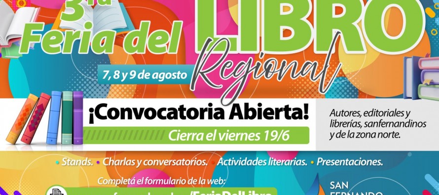 Nueva convocatoria de escritores, librerías y editoriales para la 3ra Feria del Libro