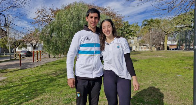 La otra carrera de dos atletas sanfernandinos de alto rendimiento: juntar fondos para poder viajar y competir