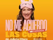 Julieta Otero se presenta en el Teatro de la Sociedad Italiana con su obra ‘No me acuerdo las cosas’
