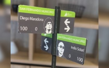 Maradona e Indio Solari: nuestra ciudad bautiza dos nuevas calles