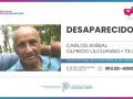 Buscan intensamente a Carlos Olmedo, un vecino que padece Alzheimer