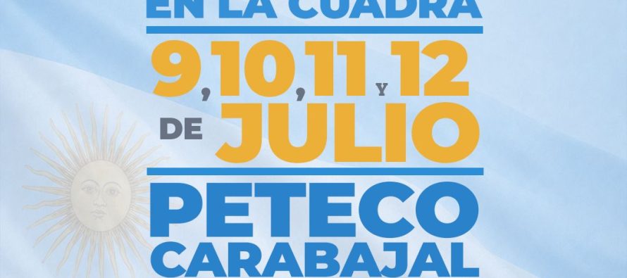 La Cuadra celebra la Independencia con un “Finde Patrio”: música en vivo, locro y doble función de Peteco Carabajal
