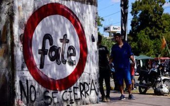 La justicia suspendió el desalojo de FATE