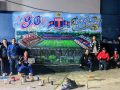 Tigre Pinta inauguró un nuevo mural que conmemora los 90 años del Estadio Dellagiovanna