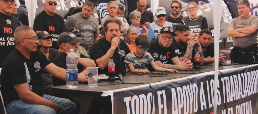 Fate: el sindicato anunció una nueva movilización para reclamar pagos y resistir al desalojo