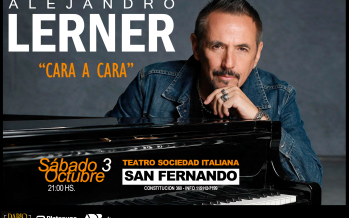 Alejandro Lerner se presenta este sábado en el Teatro de la Sociedad Italiana