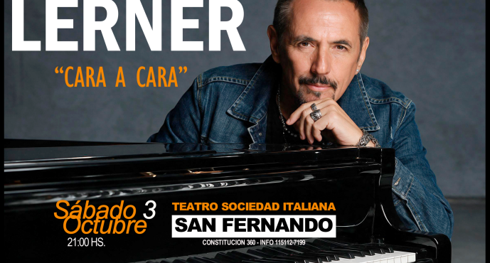 Alejandro Lerner se presenta este sábado en el Teatro de la Sociedad Italiana