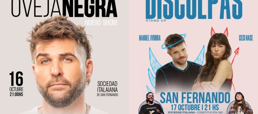 Fin de semana a puro humor en el Teatro de la Sociedad Italiana de San Fernando